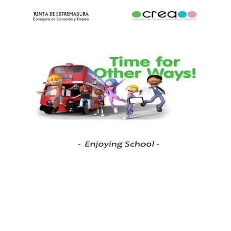 Workbook enjoying school