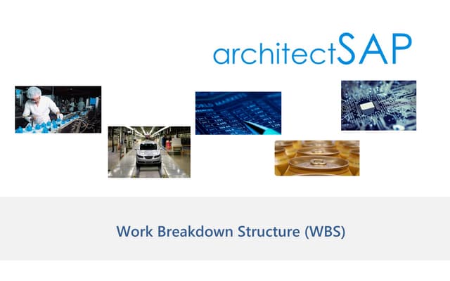 WBS Structure –Essential Element In...