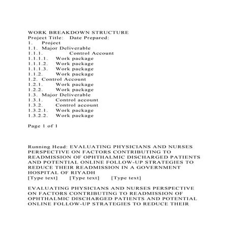 WORK BREAKDOWN STRUCTUREProject TitleDate Prepared 1.Proje.docx