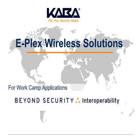 Work Force Camp Logistics Eplex Wireless Solution