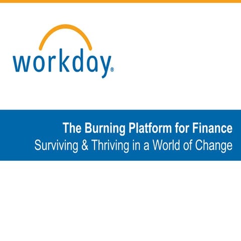 WorkDay-surviving and thriving in a world of change