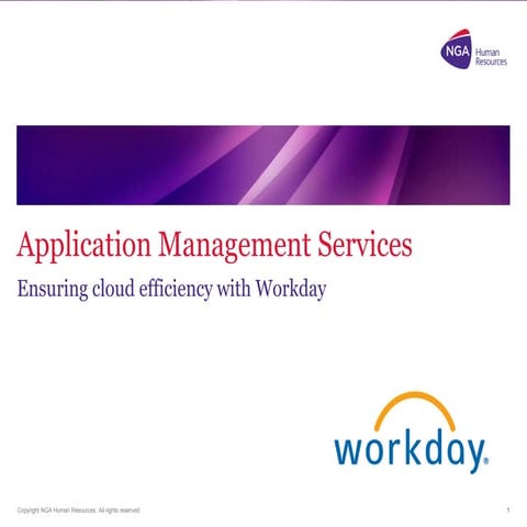 Workday Application Maintenance Services 