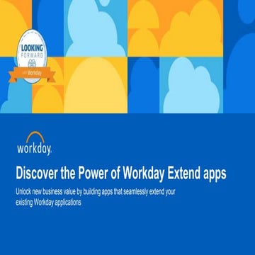 The Power of Workday Extend