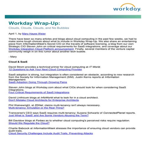 Workday Human Capital Management Datasheet | PDF