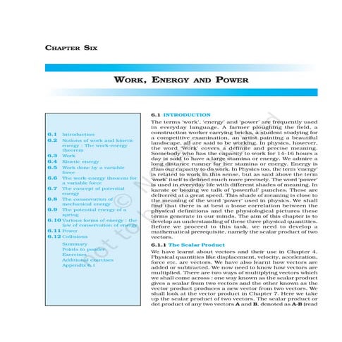 Work energy and power.