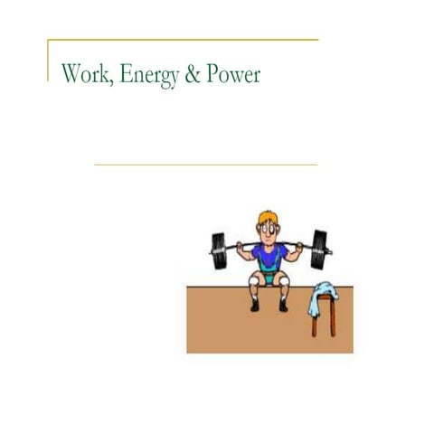 Work energy power 2 reading assignment -revision 2 physics