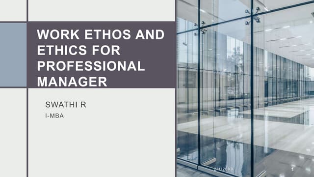 Requisites of Indian Ethos in Management | PPTX
