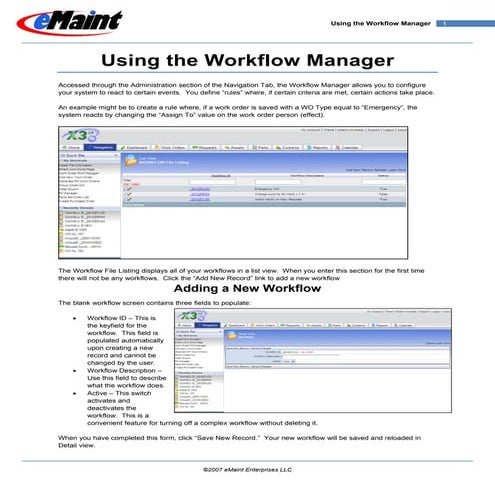 Workflow Manager