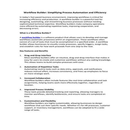 Process builder | PPTX