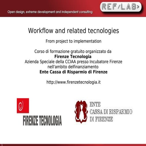 Workflow tecnologies