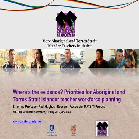 Indigenous teacher workforce data