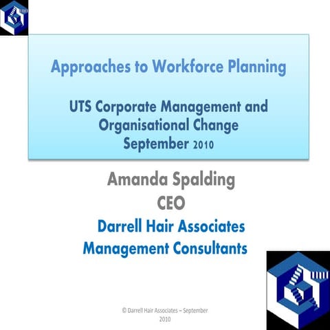 Workforce Planning September 2010