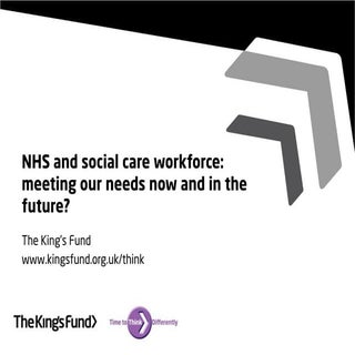 NHS and social care workforce: meet...