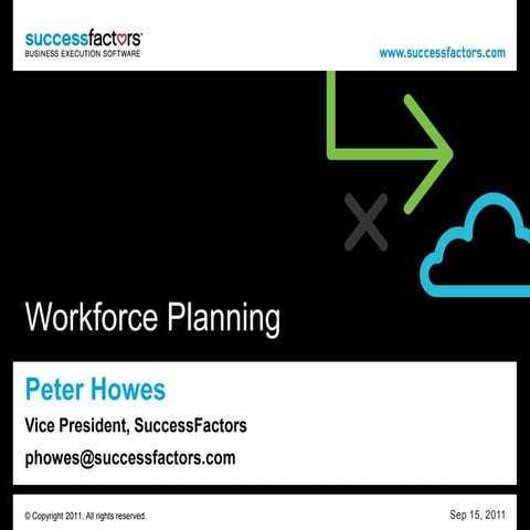 Peter Howes - Workforce Analytics and Planning