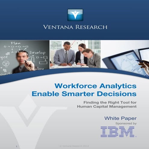 Workforce analytics enable smarter decisions