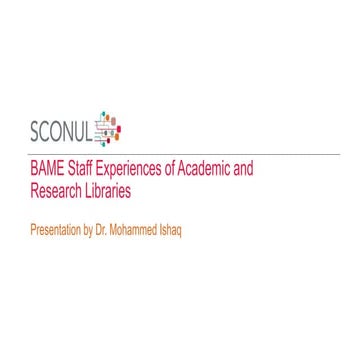 SCONUL Summer Conference 2019 - Regina Everitt, Caroline Taylor and Dr Mohamm...