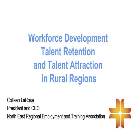 Workforce development in rural regions | PPT