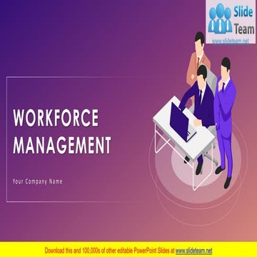 Workforce Management PowerPoint Presentation Slides | PDF