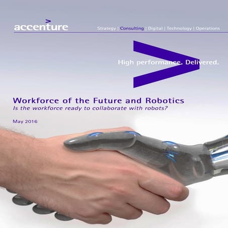 Workforce of the future and robotics