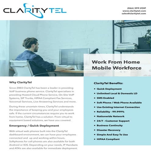 Work From Home – The New Mobile Workforce