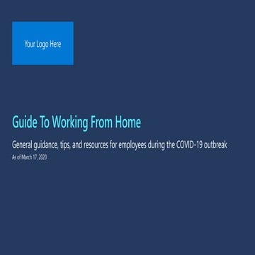 Work From Home Guide