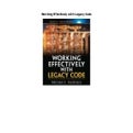 Working Effectively with Legacy Code