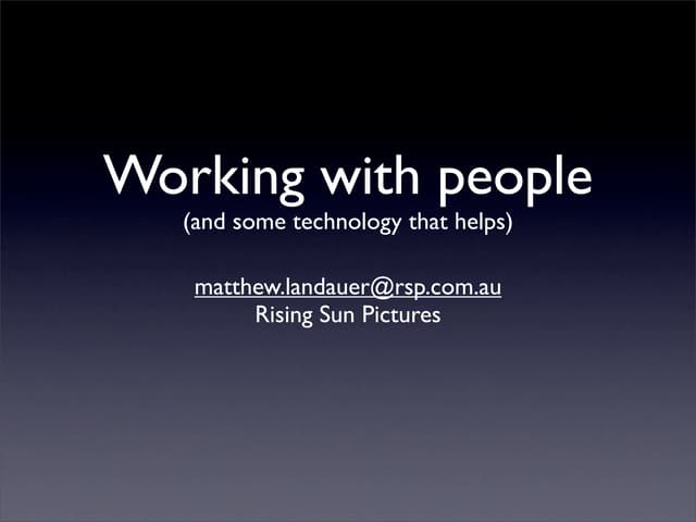 Working With People Adl Uni