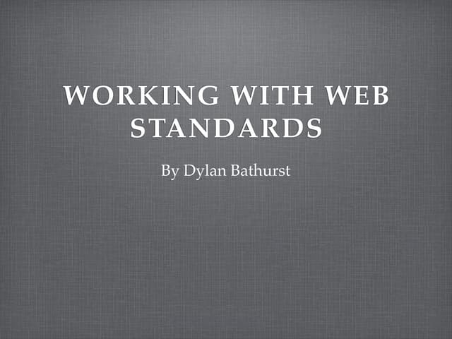 Working With Web Standards | PDF | Web Design and HTML | Internet