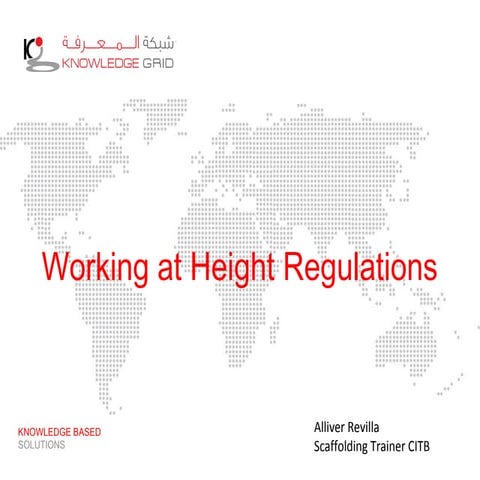 Working at height regulations