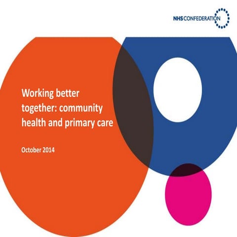 Working better together: community health and primary care