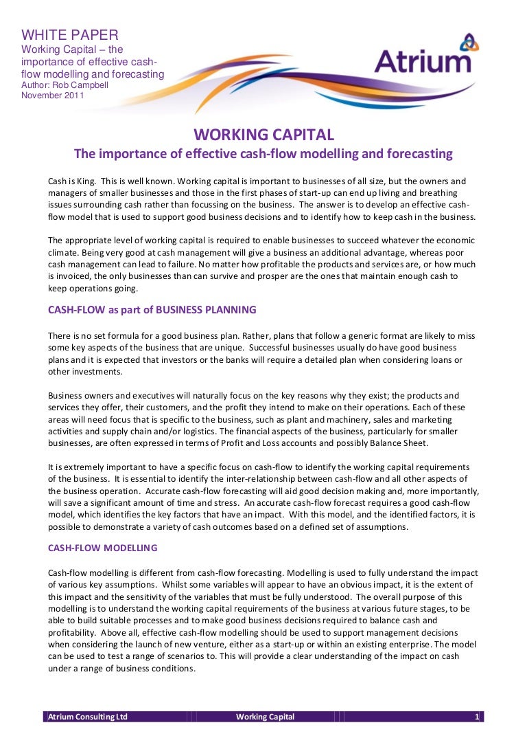 Research paper on working capital management pdf image