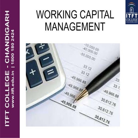 ITFT Working capital management