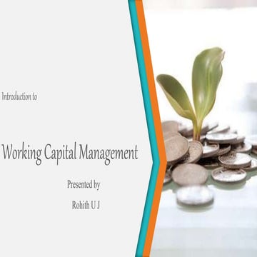 Working capital management