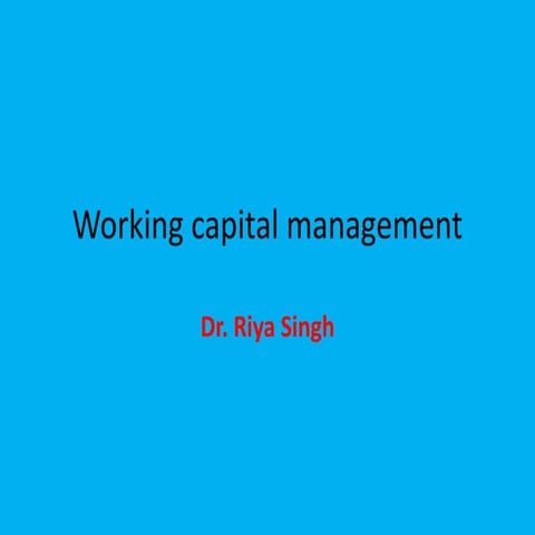 Working Capital Management.pptx
