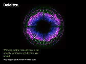 Working capital management a top priority for many executives in year ahead