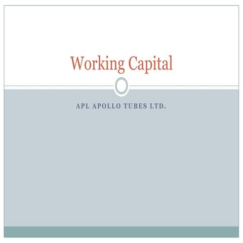 Working capital ppt