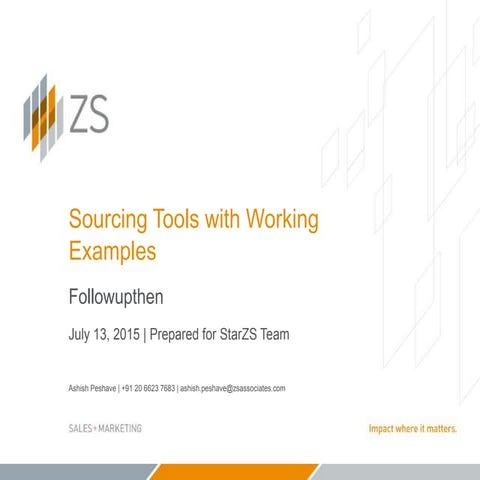 Working example   followupthen.com - ashish peshave