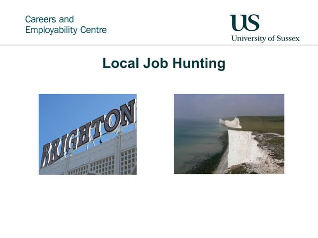 Working in Sussex After Graduation