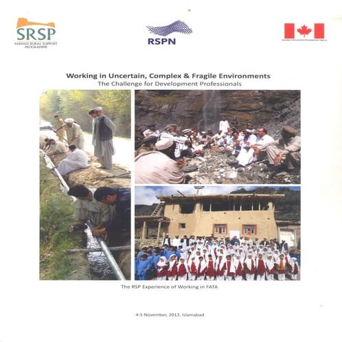 Working in uncertain, complex & fragile environments