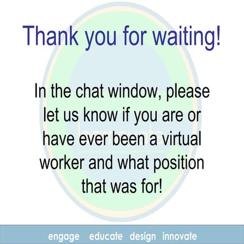 Working In Virtual Teams Webinar