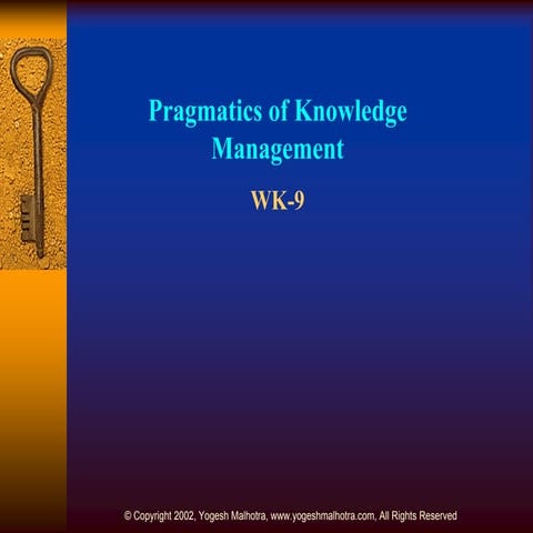 Working Knowledge9