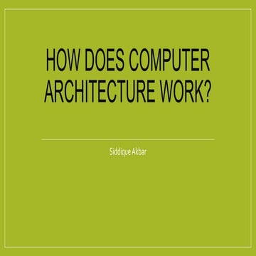 working of Computer Architecture in computer Sciencs.pptx