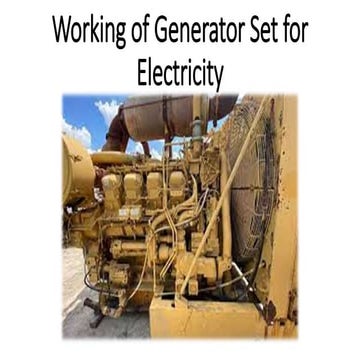The main components of a generator | PPT