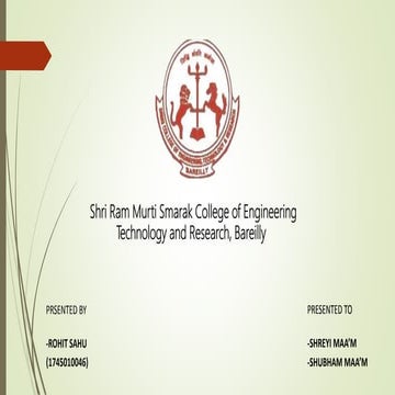 Working of search engines(rohit sahu cs 17) 5th sem