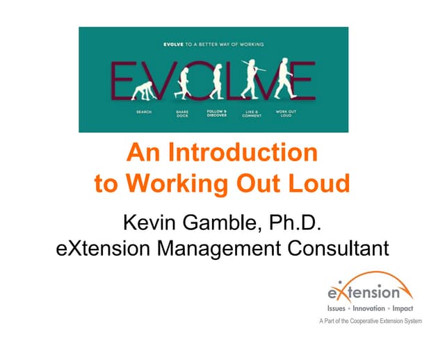Working Out Loud