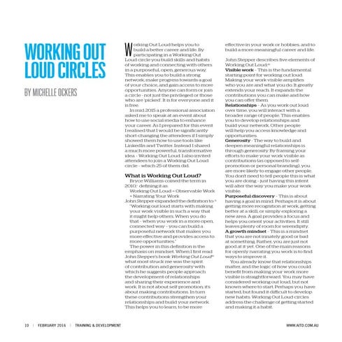 Working Out Loud Circles