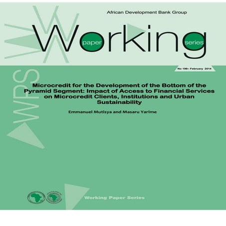 Impact of Microfinance on Poverty Alleviation | PPTX