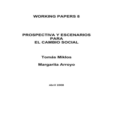 Working papers 8