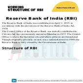 How RBI works 