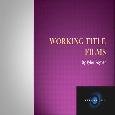Working title films